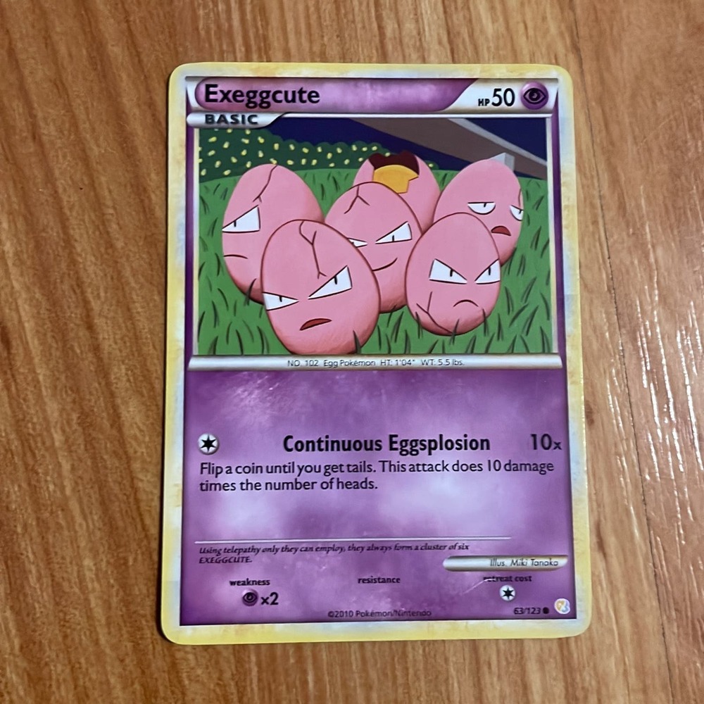 Exeggcute Pokémon Card